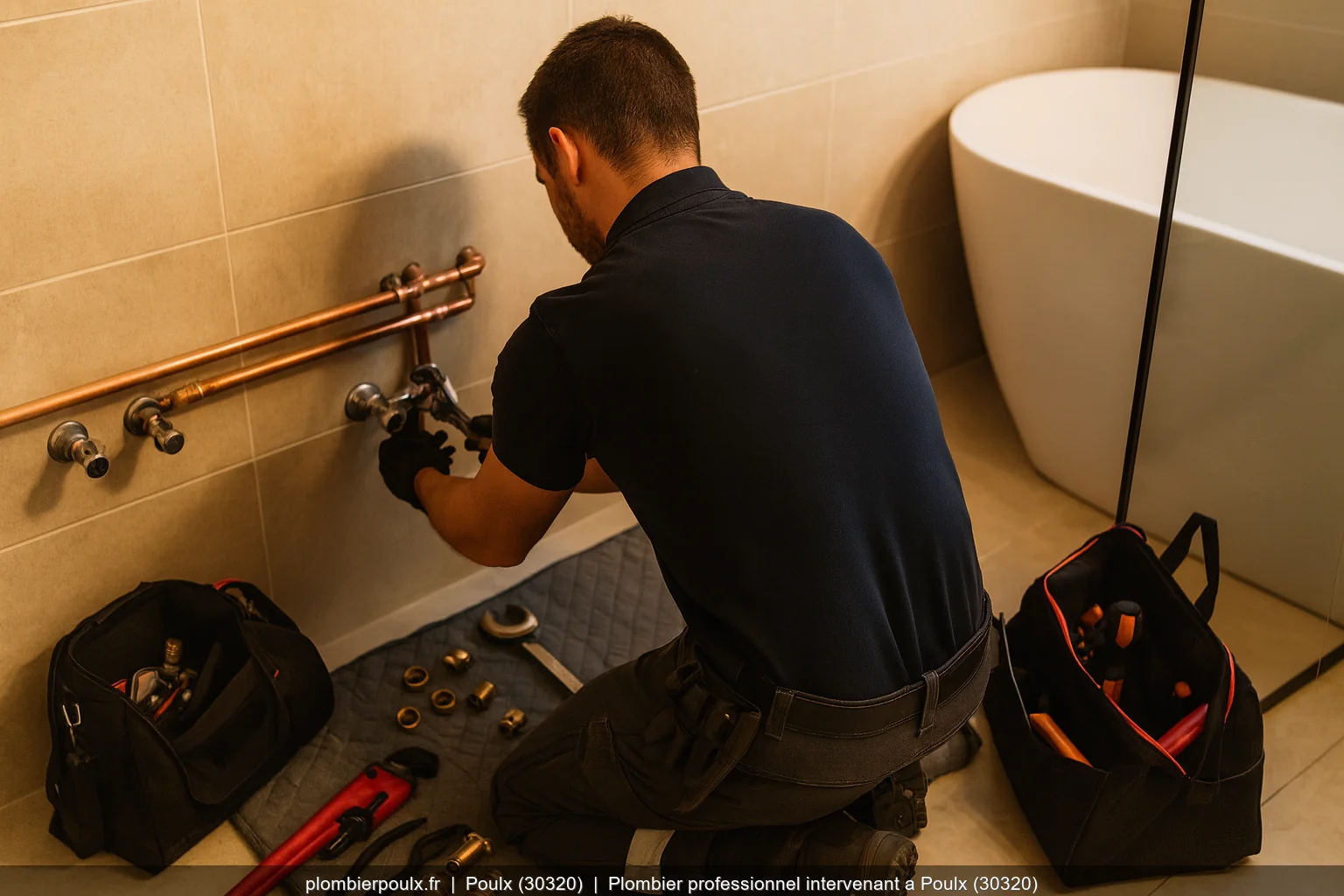 Plombier professionnel intervenant a Poulx (30320)