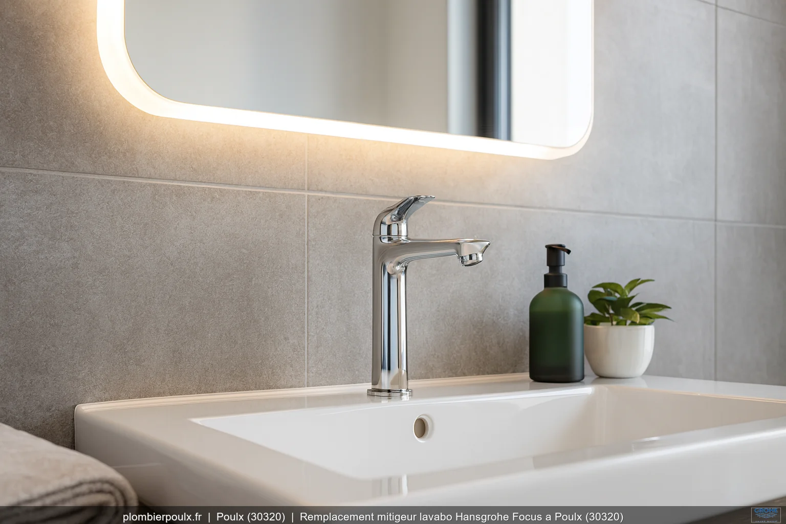 Remplacement mitigeur lavabo Hansgrohe Focus a Poulx (30320)